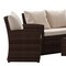 Flash Furniture Aransas Series 4 Piece Brown Patio Set with Beige Back Pillows and Seat Cushions JJ-S351-BNBG-GG - alternate 6
